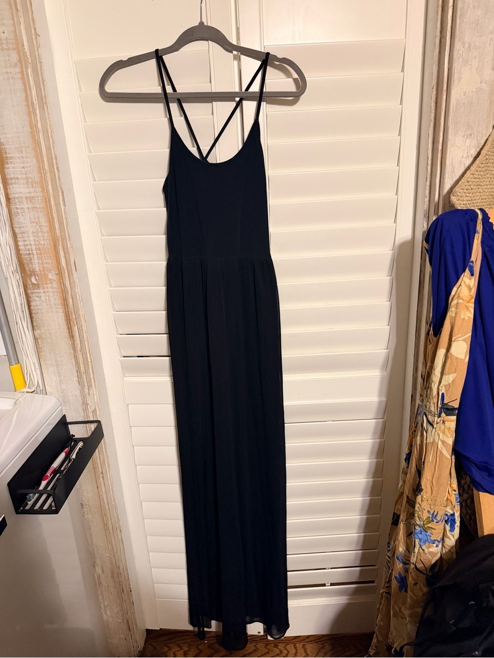 Frenchi Black Sleeveless Tank Dress
